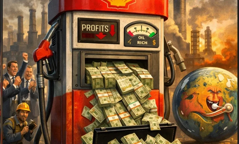 Failure Pays Well: Shell CEO Bags 60% Pay Rise as Profits Slide and the Planet Warms