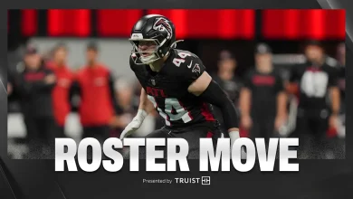 Falcons restructure ILB Troy Andersen's contract, release WR Darnell Mooney, KhaDarel Hodge