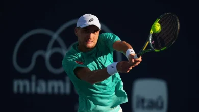 Fin de parcours pour Raphaël Collignon aux Masters 1000 de Miami : le Liégeois s’incline contre Tommy Paul