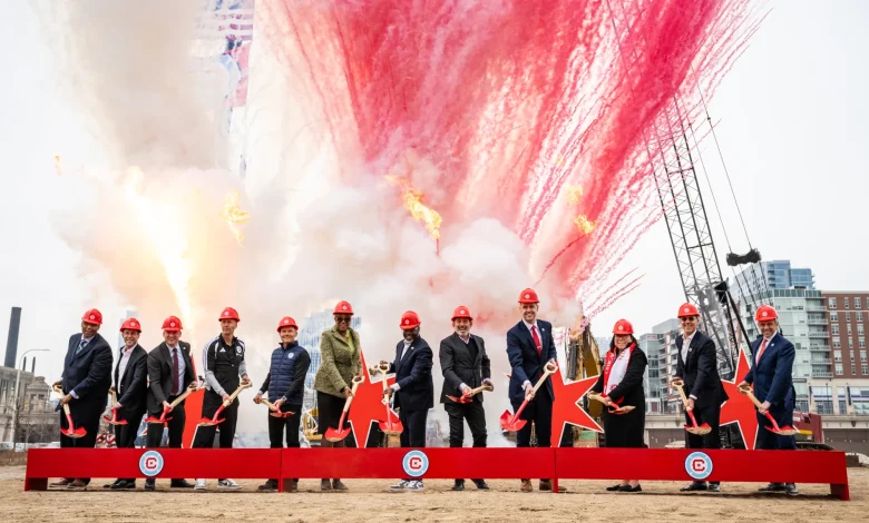 Fire Break Ground On Stadium While Neighbors Push for Community Benefits Agreement