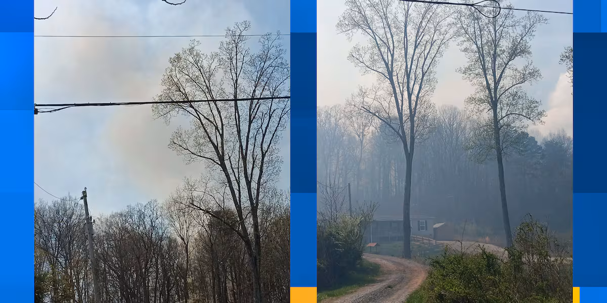 Fire near Trig Long Road under control, evacuations canceled, officials say