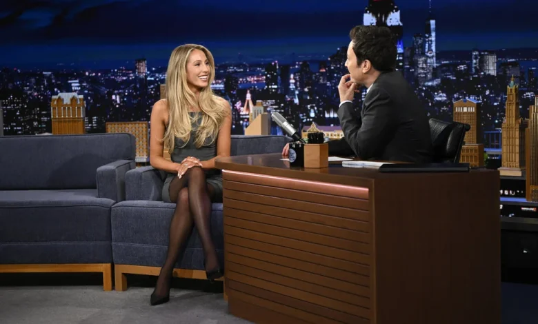 First Look: Alix Earle Appears On “The Tonight Show Starring Jimmy Fallon”