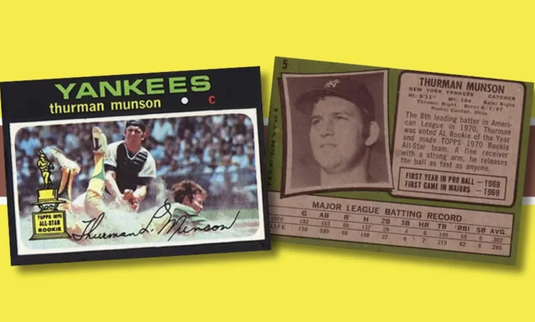 Five Things You Didn't Know About The 1971 Topps Thurman Munson