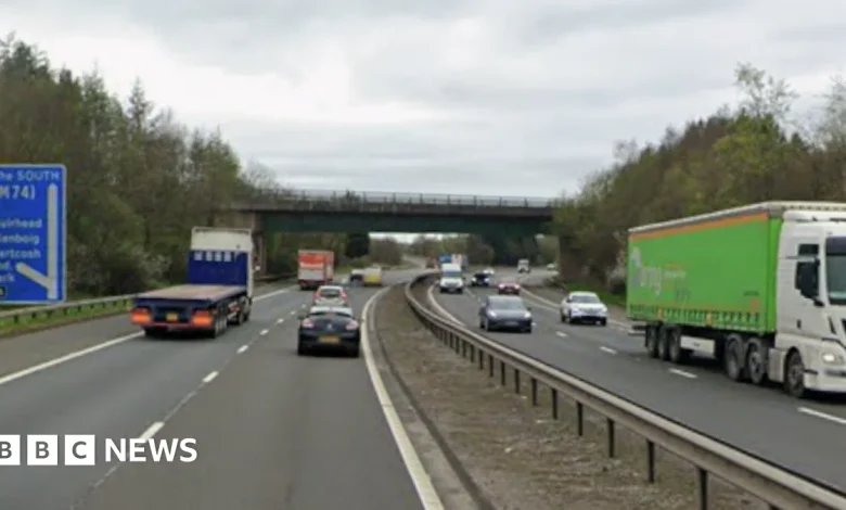 Five taken to hospital after 15-vehicle crash on M73