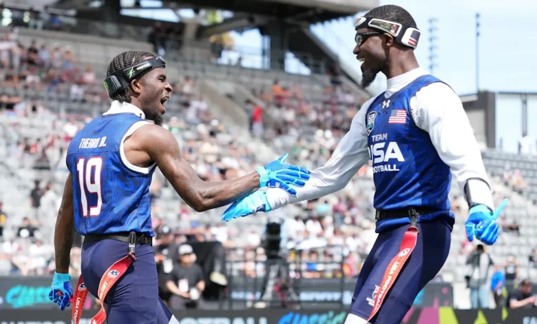 Flag football matchup between Team USA and NFL players didn’t go as expected