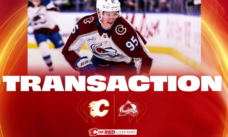 Flames Acquire Victor Olofsson, Max Curran, Picks From Colorado