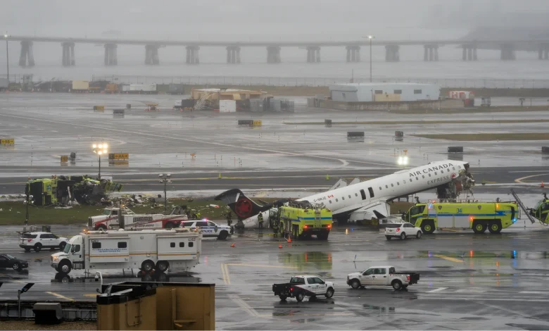 Flight attendant thrown from Air Canada plane survives in a 'total miracle'