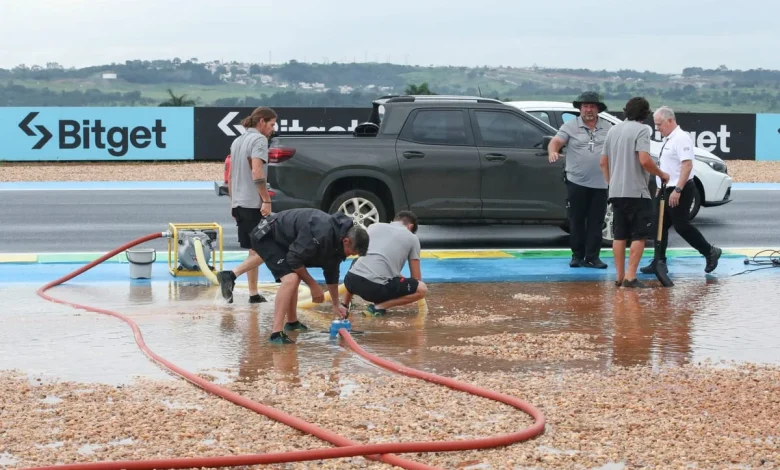 Flooding delays start of MotoGP's Brazil weekend