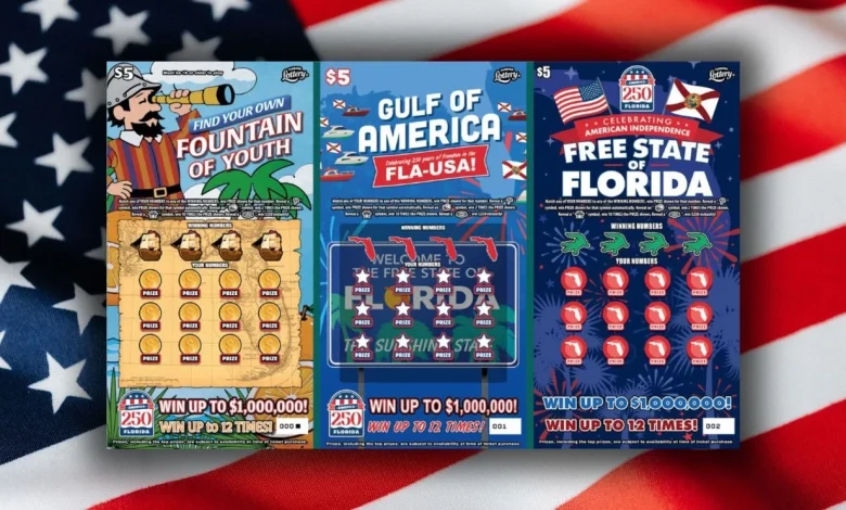 Florida Lottery rolls out 'America 250 Florida' scratch-offs with $1M top prize