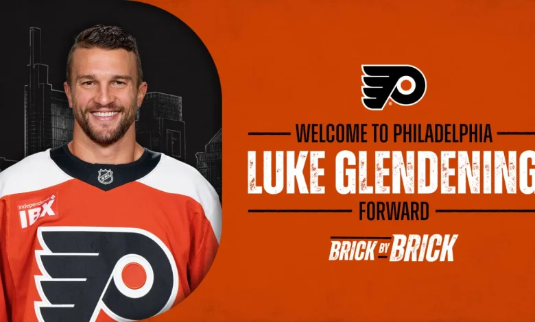 Flyers Claim Luke Glendening off Waivers from New Jersey