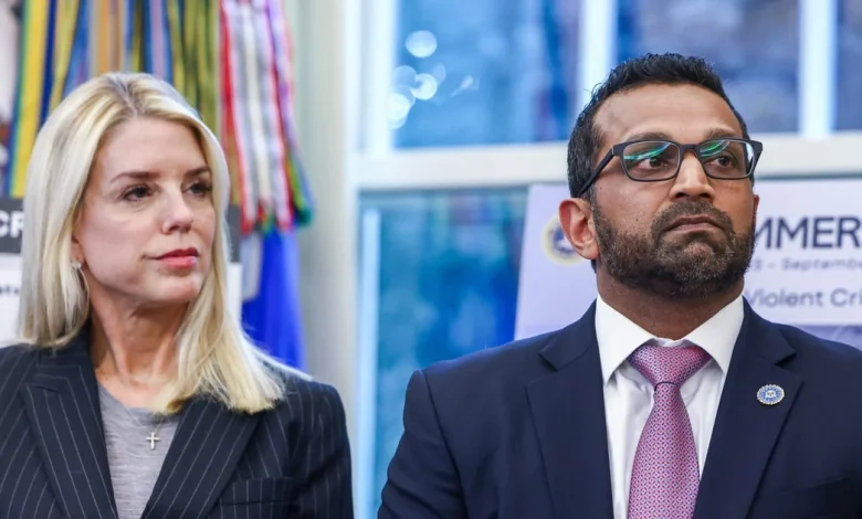 Former FBI agents who worked on Trump 2020 election probe sue Patel and Bondi over their firing