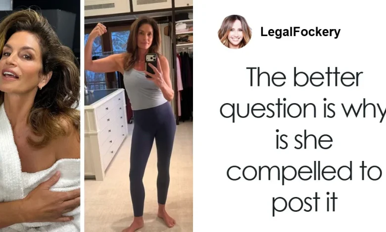 "Full-Time Job": Cindy Crawford's "Sad" Morning Routine Video Sparks Health Debate