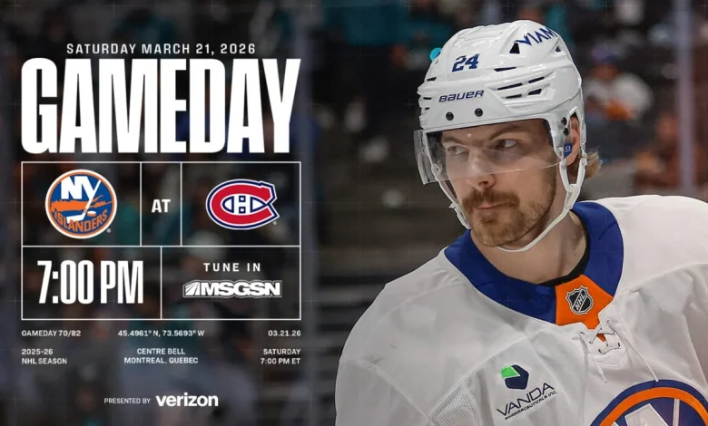 Game Preview: Islanders at Canadiens