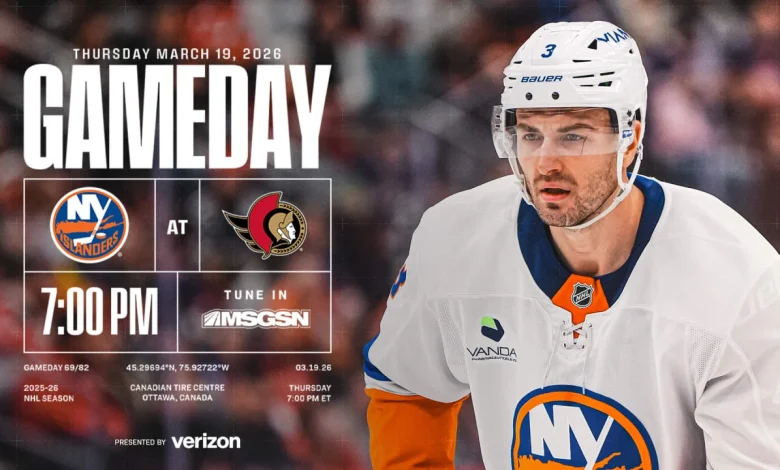 Game Preview: Islanders at Senators