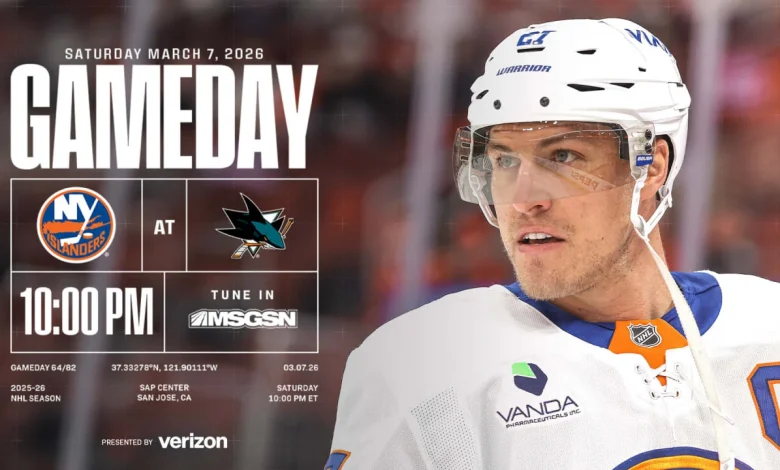 Game Preview: Islanders at Sharks