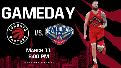 Gameday: Raptors @ Pelicans, March 11th