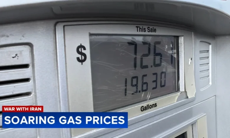 Gas prices surge across Philadelphia area as drivers feel sticker shock