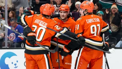 Gauthier scores twice, Husso makes 42 saves in Ducks victory against Islanders