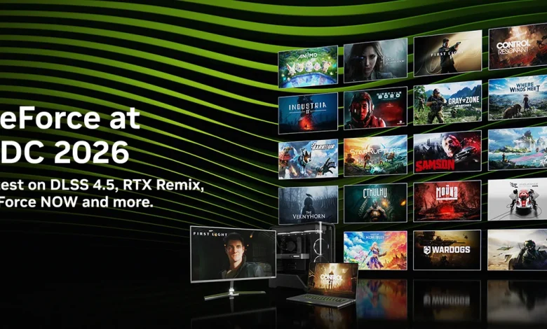GeForce @ GDC 2026: 20 New DLSS 4.5 and Path-Traced Games, DLSS 4.5 Dynamic Multi Frame Gen Available March 31, RTX Remix and Mega Geometry Updates, And Much More
