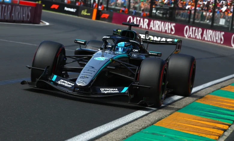 George Russell goes fastest in final Australia practice as Kimi Antonelli crashes late on