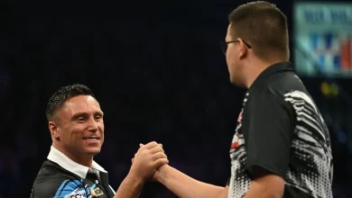 Gerwyn Price has promised to show Gian van Veen 'no mercy' when they meet on stage in the Premier League Darts in Berlin on Thursday
