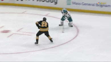 Goal of the Season? Eklund bats in puck on eye-popping second effort