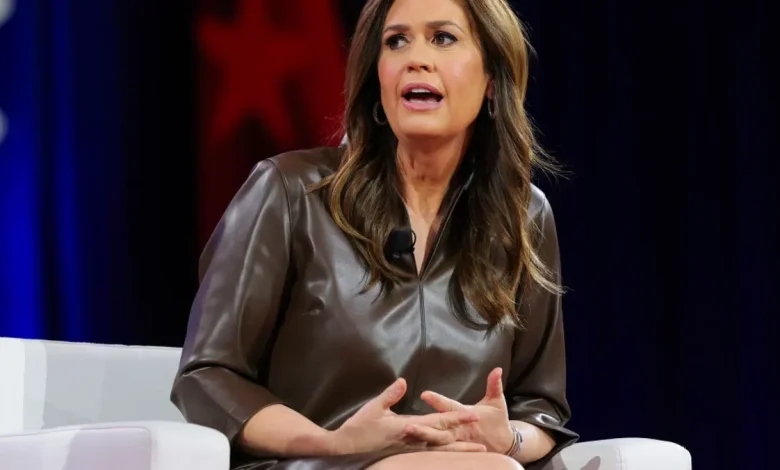 Gov. Sarah Huckabee Sanders says Arkansas restaurant told her to leave