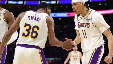 Grades for Luka Dončić, Austin Reaves in Lakers win vs. Knicks