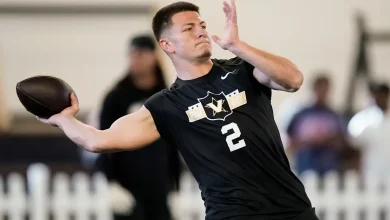 Grading Diego Pavia's performance at Vanderbilt football pro day