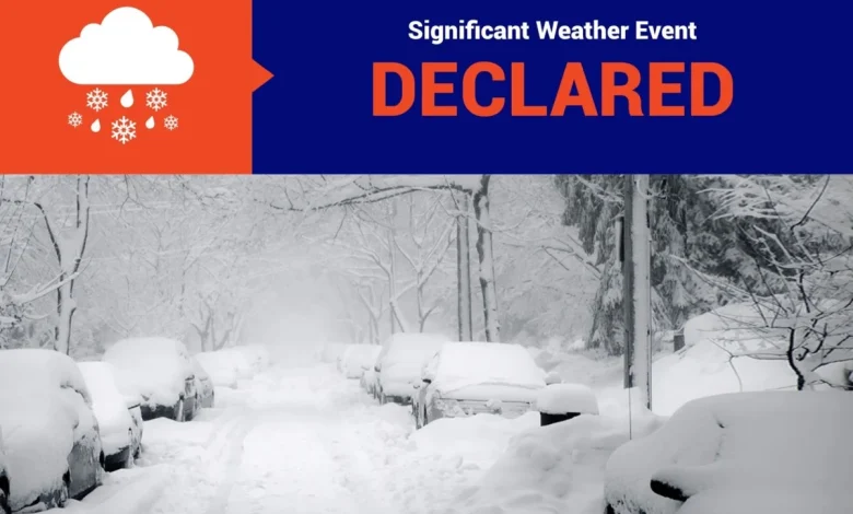 Greater Sudbury declares significant weather event