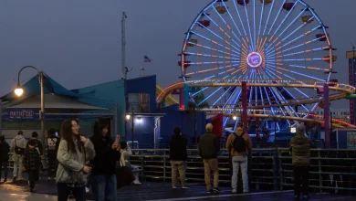 Gunfire amid melee at Santa Monica Pier leaves 2 wounded; 18-year-old arrested