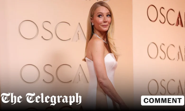 Gwyneth Paltrow just couldn’t resist wearing a naked dress at the Oscars
