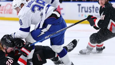 Hagel jumps Dahlin after multiple fights in Sabres-Lightning game