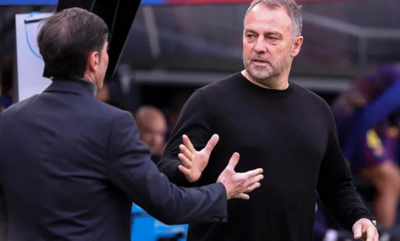 Hansi Flick explains spat with Marcelino after Barcelona beat Villarreal