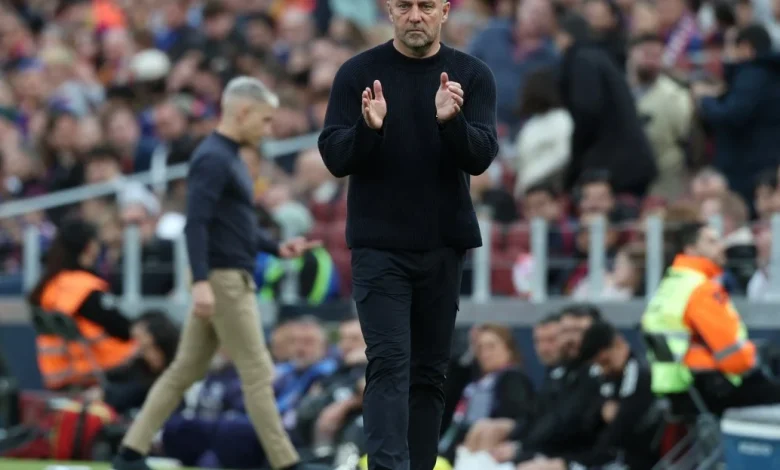 Hansi Flick goes crazy for Joao Cancelo after Barcelona beat Rayo