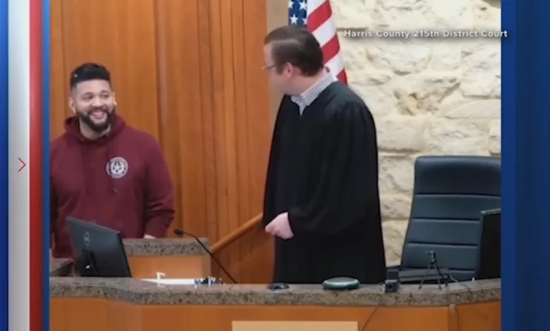 Harris County judge grabs internet's attention after confrontation with IT technician