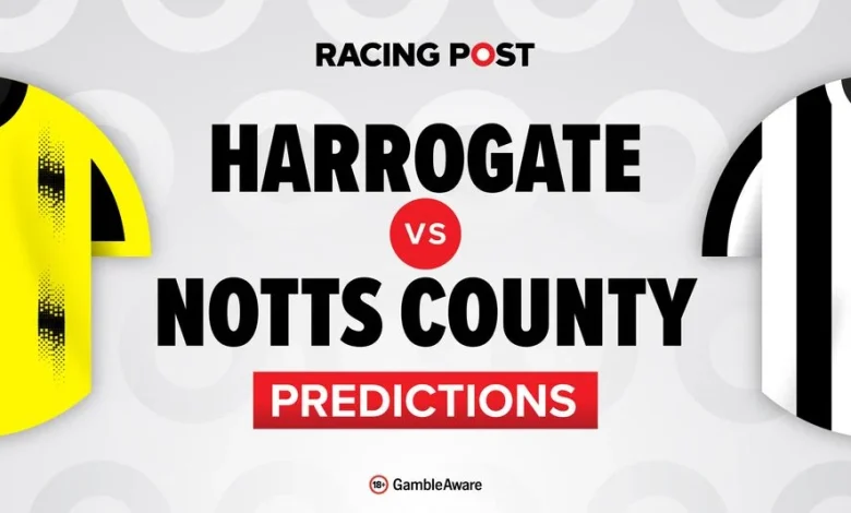 Harrogate vs Notts County predictions, team news, betting tips, odds and Bet Builder