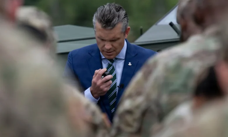 Hegseth prays for ‘overwhelming violence’ during Pentagon Christian service