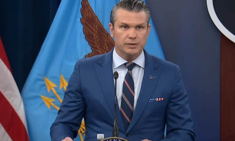 Hegseth says there's "no clear evidence" Iran is placing new mines in Strait of Hormuz