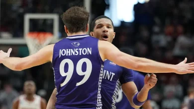 High Point’s Chase Johnston chose the perfect time for his first 2-point make