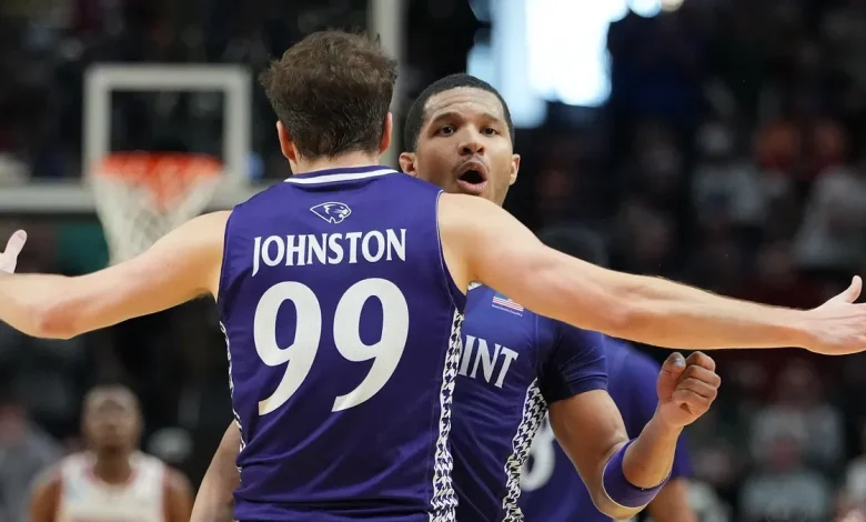 High Point’s Chase Johnston chose the perfect time for his first 2-point make