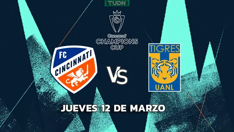 Horario y dónde ver Cincinnati vs. Tigres de la Concachampions 2026