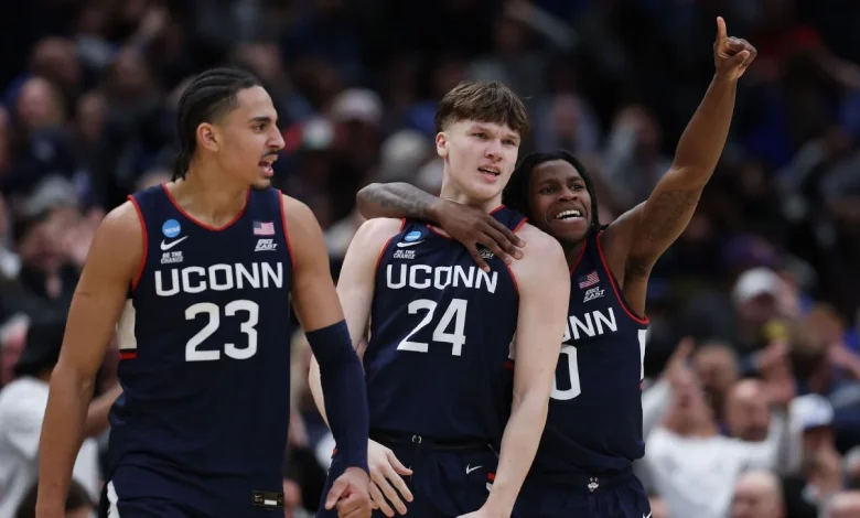 How UConn beat Duke and Michigan defeated Tennessee in Sunday's Elite Eight