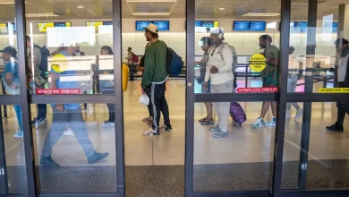 How are conditions today at Newark, JFK, LaGuardia airports?