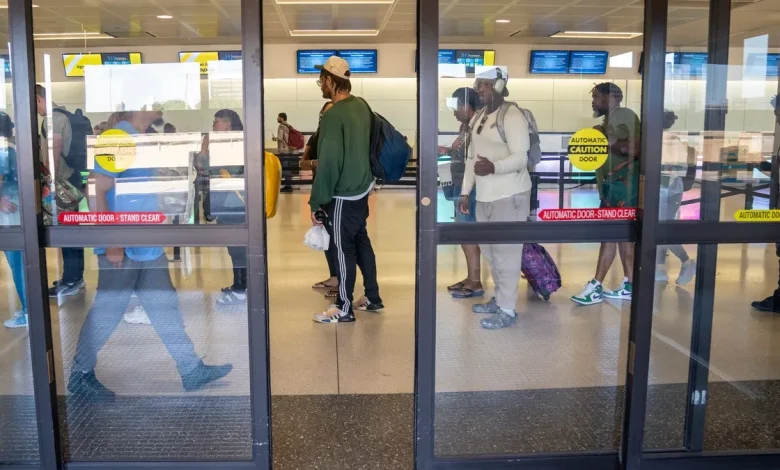 How are conditions today at Newark, JFK, LaGuardia airports?