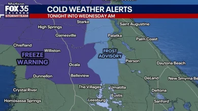 How cold will it get tonight in Orlando? Forecast, timeline, records