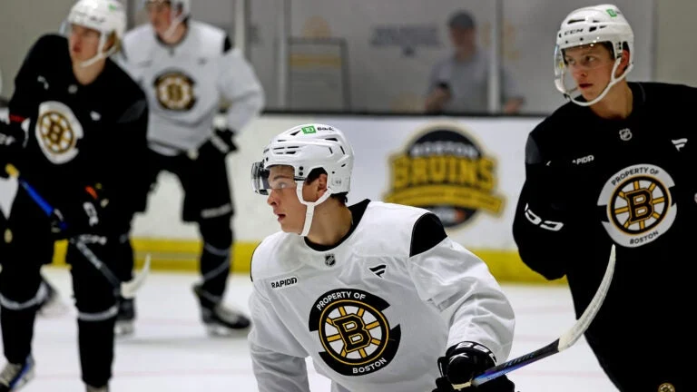 How did James Hagens fare in his pro debut with P-Bruins?