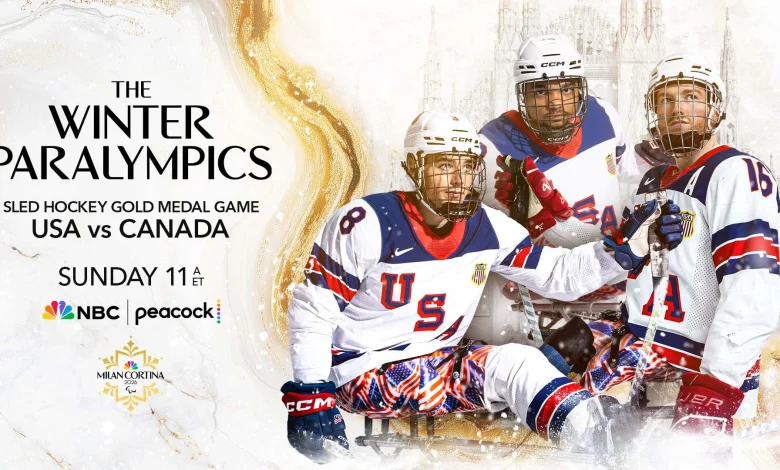 How to watch the United States and Canada battle for sled hockey gold at the 2026 Milan Cortina Paralympics