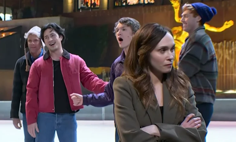 Hudson Williams Joins Connor Storrie In SNL Sketch — Heated Rivalry Reunion