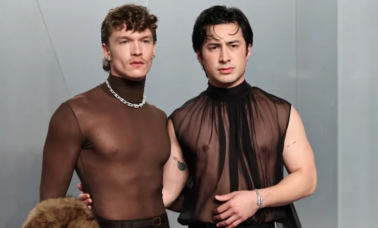 Hudson Williams and Connor Storrie Hit the Vanity Fair Oscar Party Red Carpet 2026